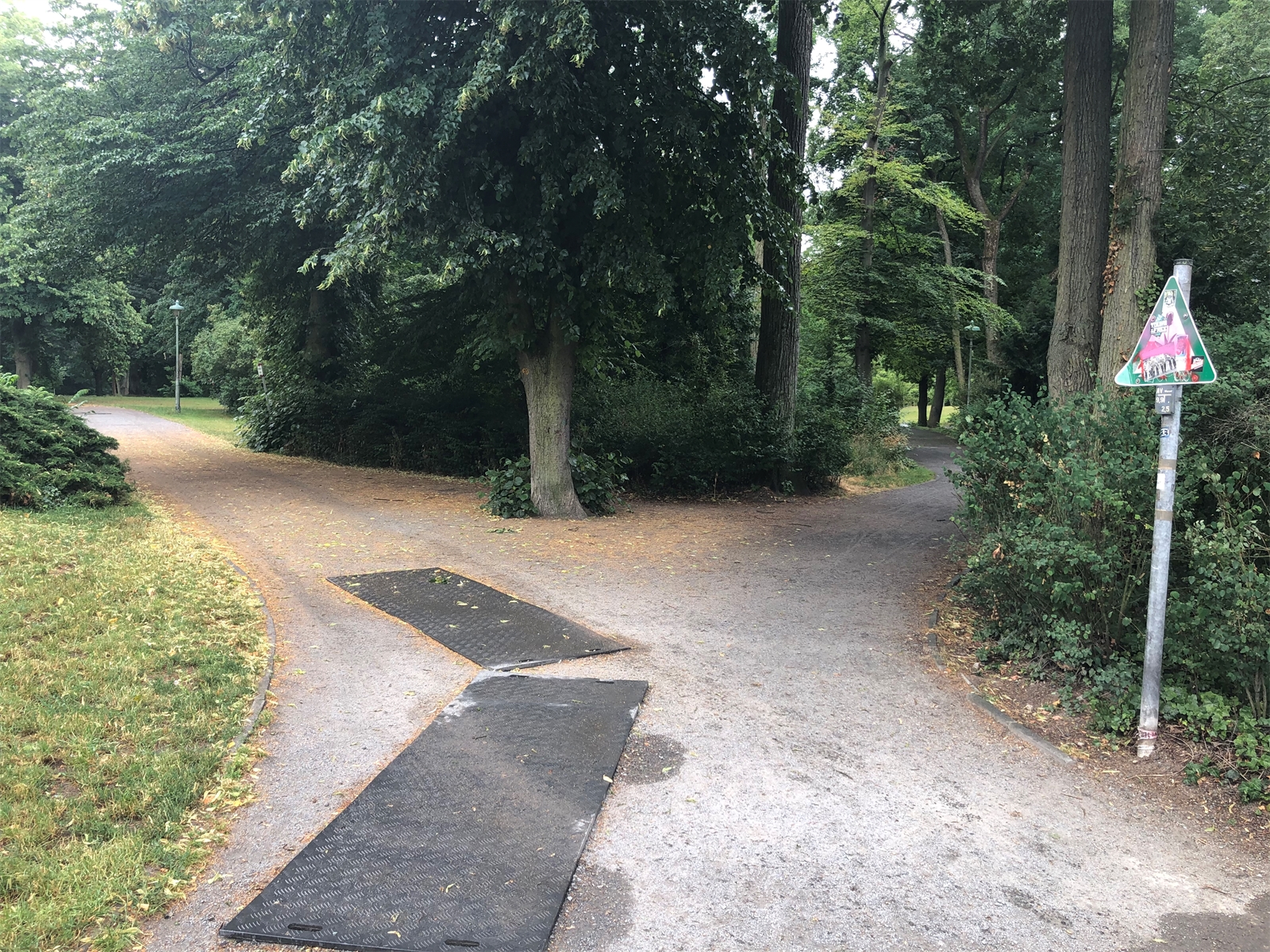 Eingang Stadtpark Steglitz